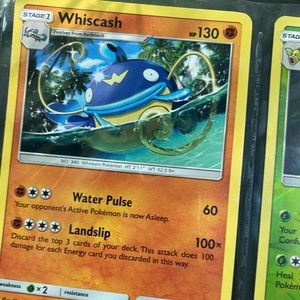 Whiscash pokemon card